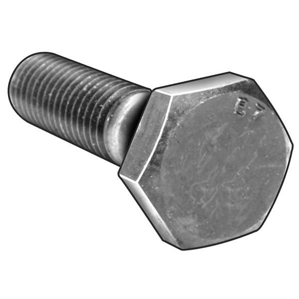 Grade B7, 1/2"-13 Hex Head Cap Screw, Black Oxide Steel, 2 in L, 10 PK