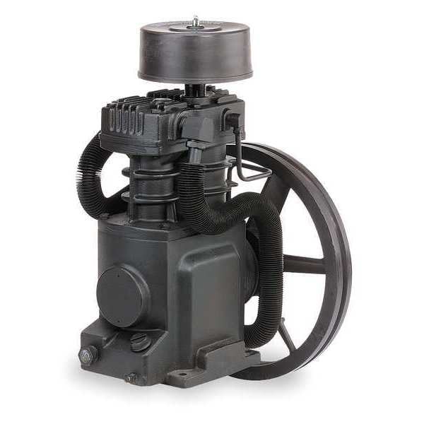 Air Compressor Pump, 5 hp, 2 Stage, 40.64 fl oz Oil Capacity, 1 Cylinder