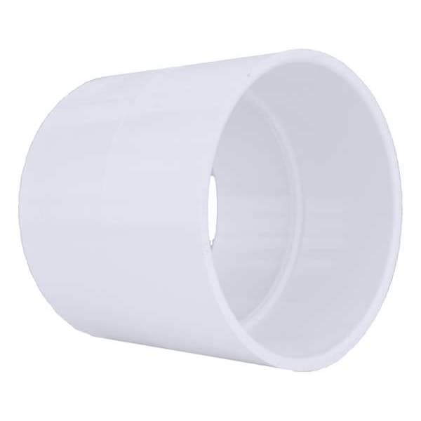 PVC Coupling, Hub, 6 in Pipe Size