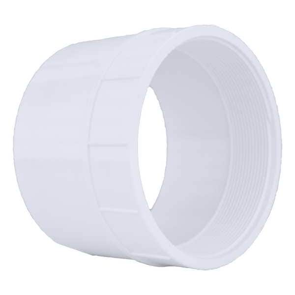 PVC Female Adapter, FNPT X Hub, 6 in Pipe Size