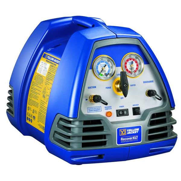 Refrigerant Recovery Machine, 1/2 HP, 115V