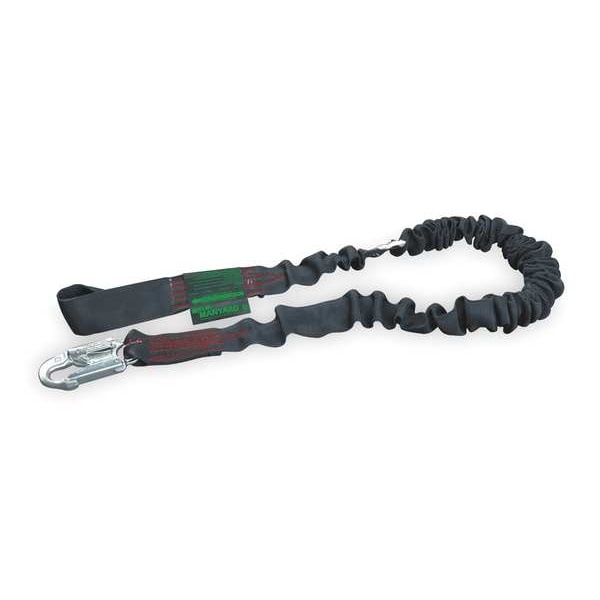 Manyard(TM) II Arc Flash Rated Shock Absorbing Lanyard, 6 ft. Length, Web Loop, Kevlar(R), 1 Leg(s)