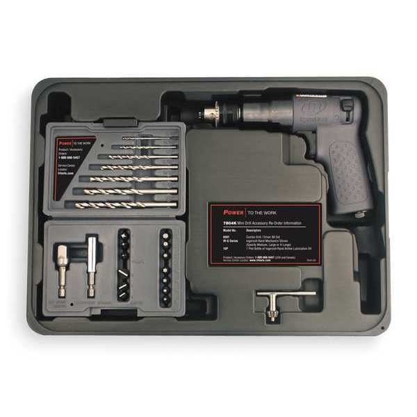 Air Drill Kit, General, Pistol, 1/4 In.