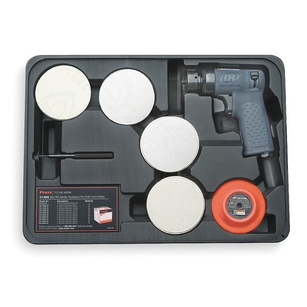 Air Random Orbital Sander, 0.20HP, 3 In.