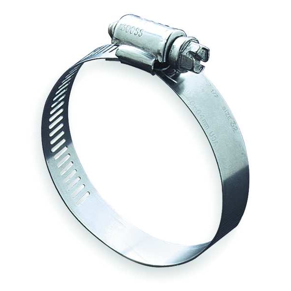 Hose Clamp, 7/16 to 1 In, SAE 8, SS, PK10