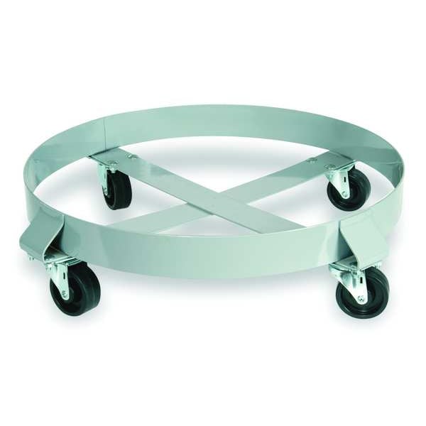 Drum Dolly, 1000 lb., 6-1/2 In H, 30 gal.