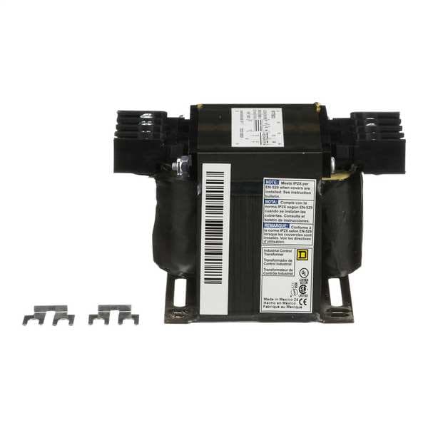 Control Transformer, 250 VA, Not Rated, 24V AC, 120/240V AC