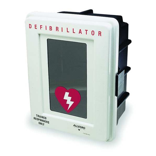 Defibrillator Storage Cabinet, Wall Mount