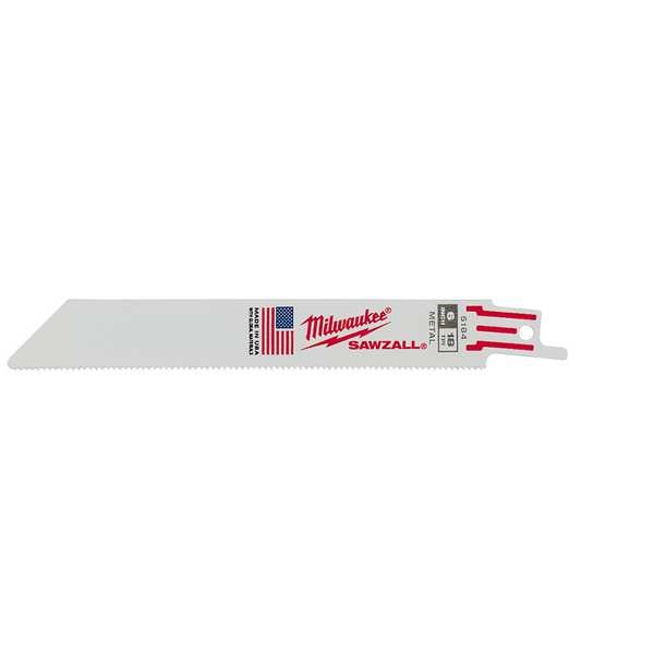 6" 18 TPI SAWZALL Blades (25 Pk)