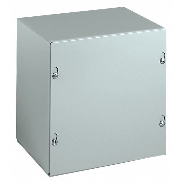Captive Screws Electrical Enclosures, 18 in H, 4 in D, 18 in W, 1, Steel