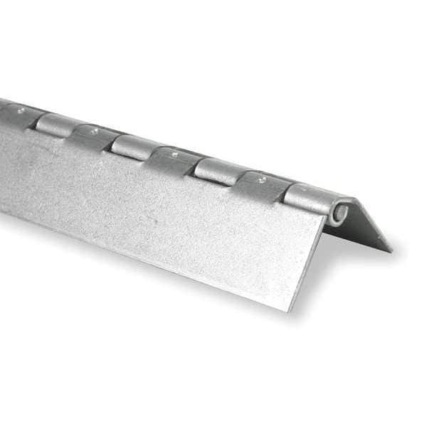 Piano Hinge, Steel, Full Surface Mounting, 1 in Leaf W x 36 in Leaf H, Steel