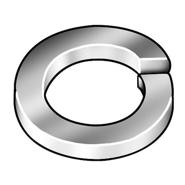 Split Lock Washer, For Screw Size 7/8 in Steel, Galvanized Finish, 25 PK