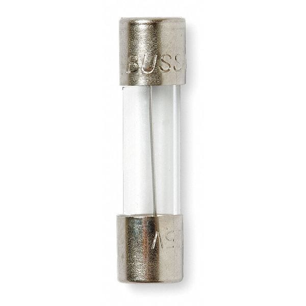 Glass Fuse, 0.50A, 35A at 250V AC, 5 PK