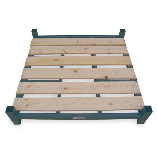 Stack Rack Base, Wood, 42x48 in., 4000 lb.