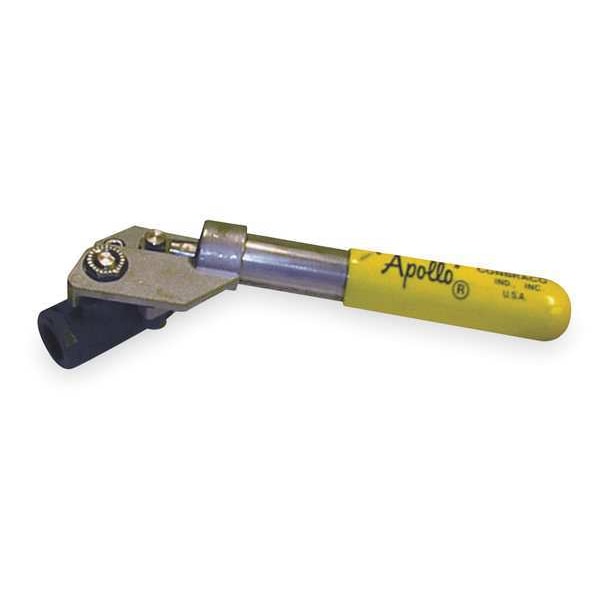 1-1/2" FNPT Carbon Steel Ball Valve Inline