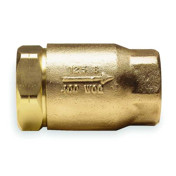 1-1/2" FNPT Bronze Ball Cone Spring Check Valve