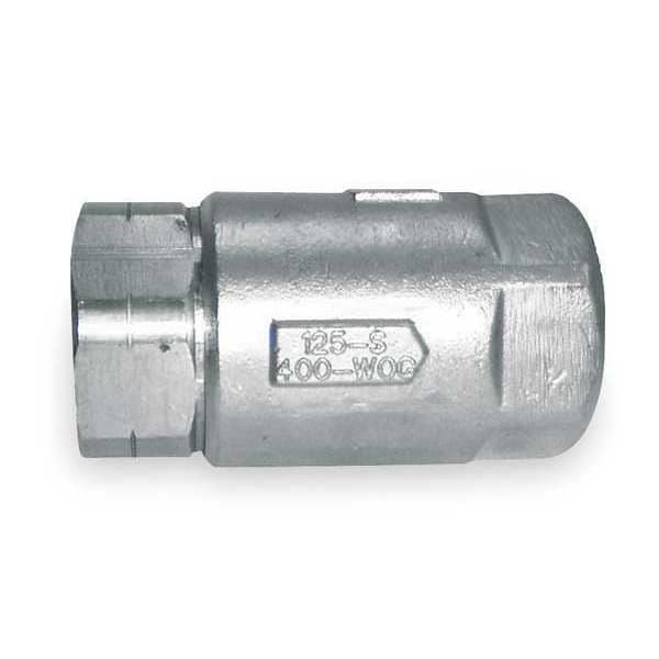 1-1/2" FNPT Stainless Steel Ball Cone Spring Check Valve