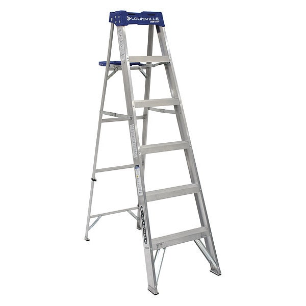 6 ft Aluminum Stepladder, 250 lb Capacity