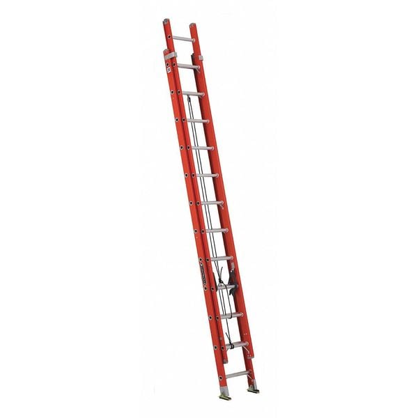 24 ft Fiberglass Extension Ladder, 300 lb Load Capacity
