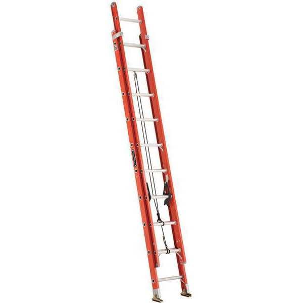20 ft Fiberglass Extension Ladder, 300 lb Load Capacity