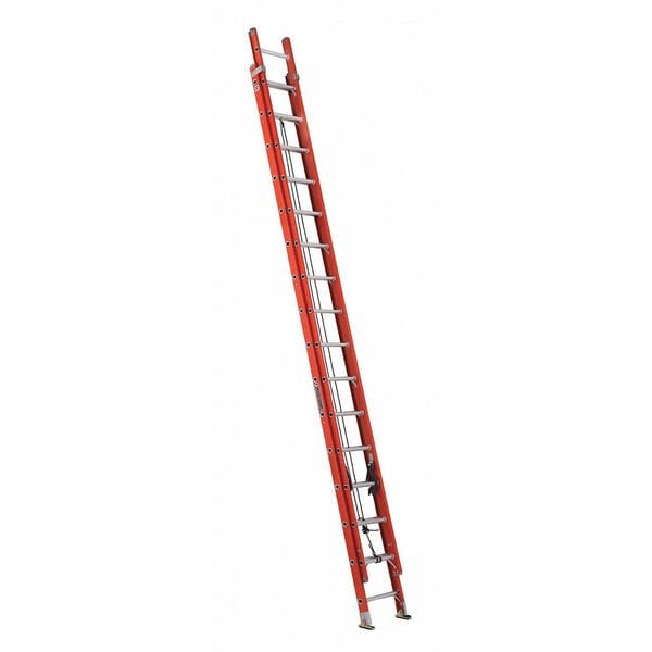32 ft Fiberglass Extension Ladder, 300 lb Load Capacity