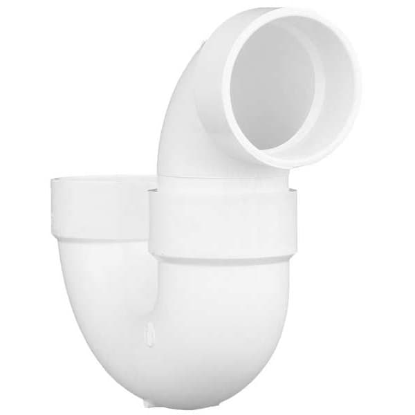 PVC, White Finish, P-Trap with Solvent Weld Joint