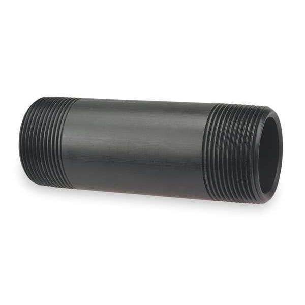 1-1/2" MNPT Close TBE Kynar(R) Pipe Nipple Sch 80