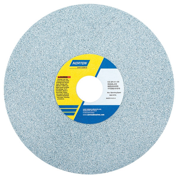 Grinding Wheel, T1, 8x3/4x1.25, CA, 46G, PK5