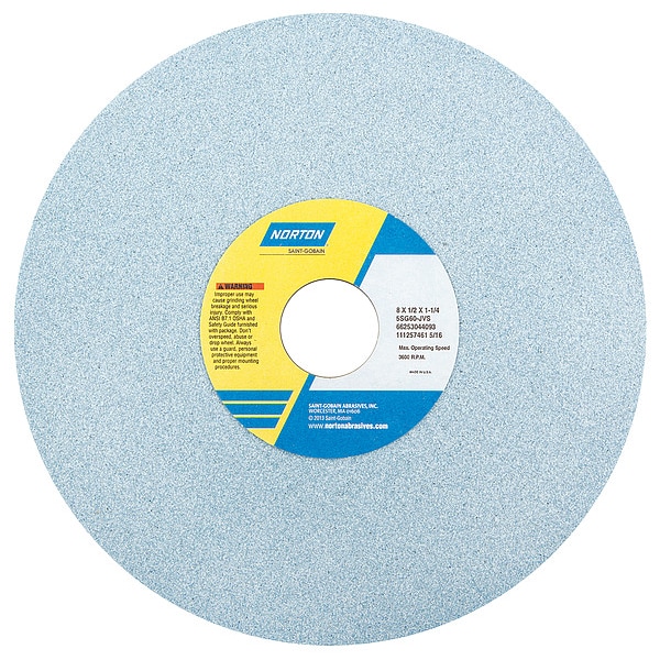 Grinding Wheel, T1, 8x1/2x1.25, CA, 46G, PK5