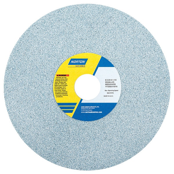 Grinding Wheel, T1, 8x3/4x1.25, CA, 46G, PK5