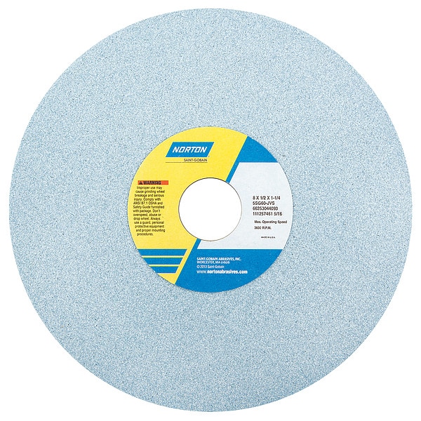 Grinding Wheel, T1, 8x1/2x1.25, CA, 46G, PK5