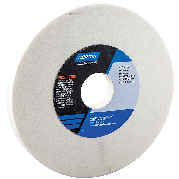Grinding Wheel, T1, 6x1/2x1.25, AO, 120G, PK5