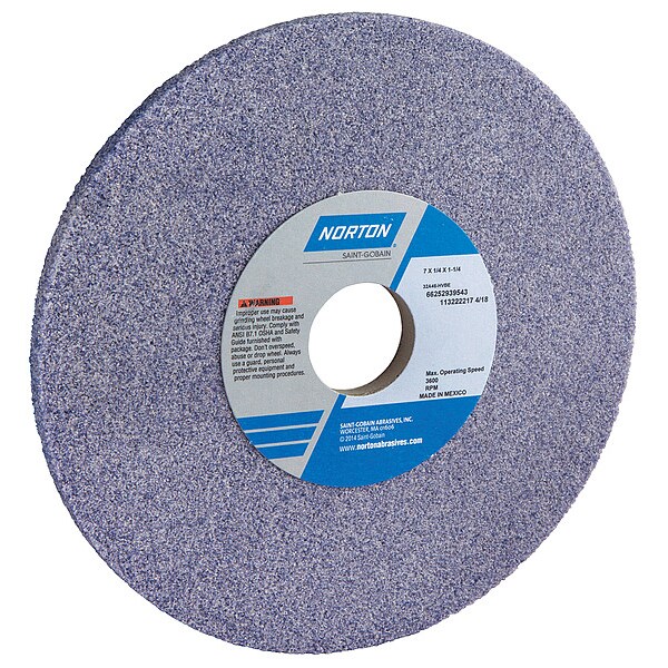 Grinding Wheel, T1, 7x1/4x1-1/4, AO, 46G, PK5