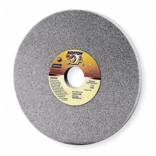 StrghtGrindWhl, 1.25"CN, 100Grit, 7"Dia, PK5