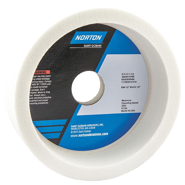 Straight Cup Wheel, 6 Diax2 Tx1.25 AH, PK5