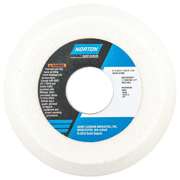 Flaring Cup Wheel, 5 Diax1.75Tx1.25AH, PK5