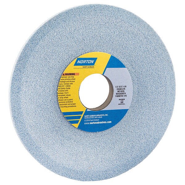 Dish Grinding Whl, 6x1/2x1-1/4, CA, 60G, PK5