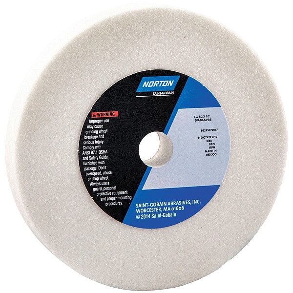 Grinding Wheel, T1, 4x1/2x1/2, AO, 60G, PK5