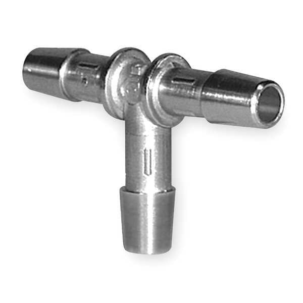 1/2" Barbed 316L SS Tee Sch 10