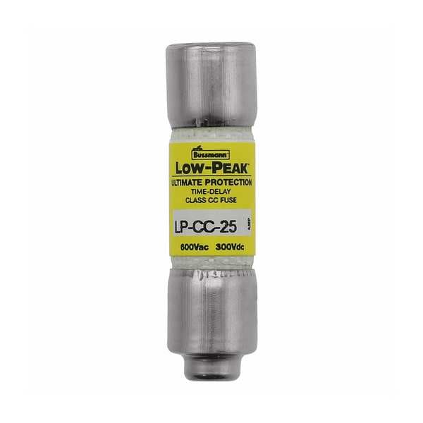 CC Class, Time-Delay, 25A, 600V AC, Non-Indicating