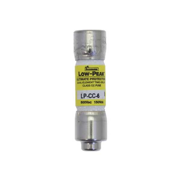 CC Class, Time-Delay, 6A, 600V AC, Non-Indicating