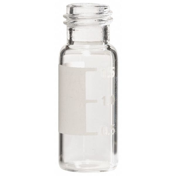 Vial, AutoSampler, 2ml, 32mmH, 12mmDia, PK100