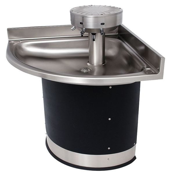 Black/Silver, Corner, Wash Fountain