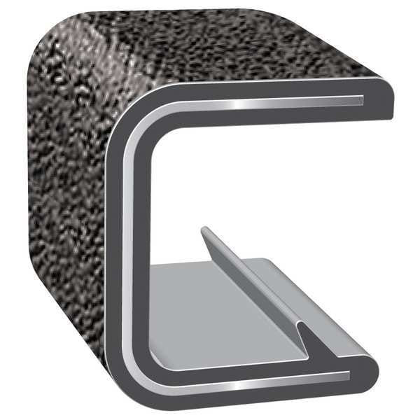 Edge Trim Jumbo, Clip, .67 In W, 25 Ft