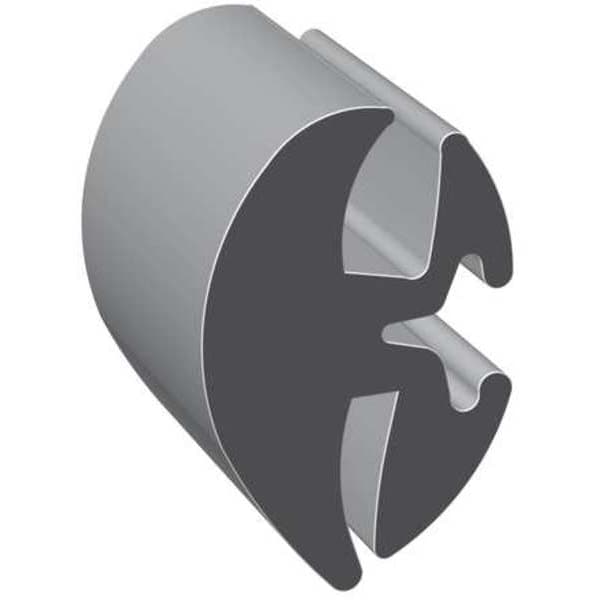 Double Piece (requires key) Window Locking Gasket, Fits Glass 3/16"-1/4", Fits Edge 0.093 to 0.14"