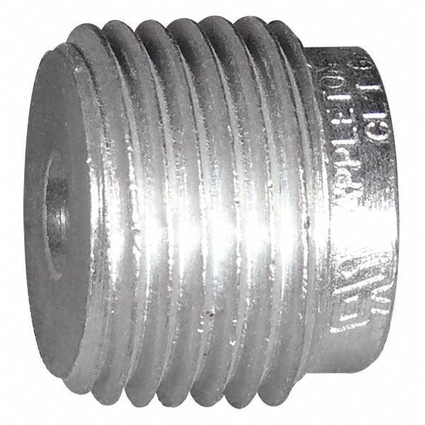 IMC Reducing Bushing, 5 in x 3-1/2 in, Threaded, Iron, Powder Coated, Silver