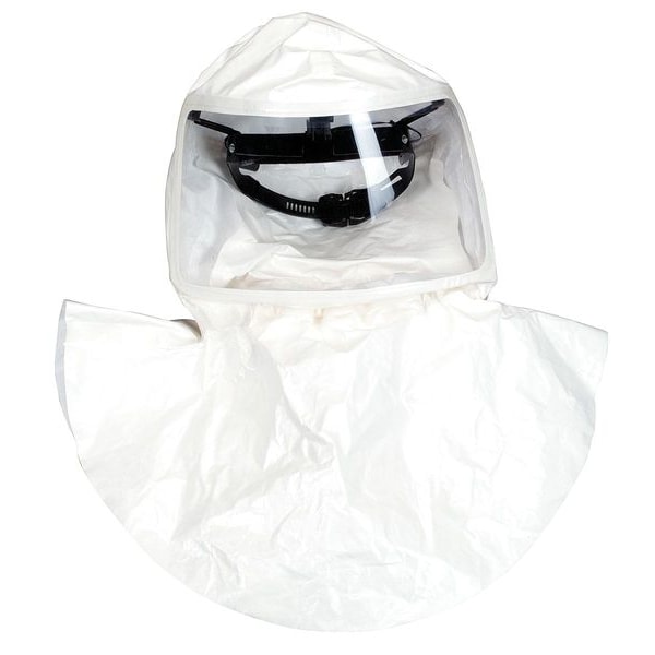 Tychem SL Hoods, Double Bib, Thread Connector, Less Suspension, PK20