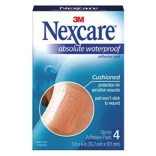 Gauze Pad, Waterproof, Adhesive, PK12