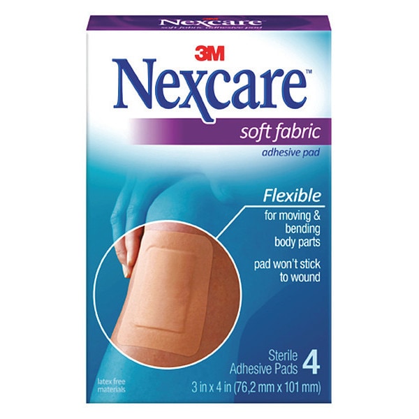 Gauze Pad, Soft Fabric, 3x4", PK12