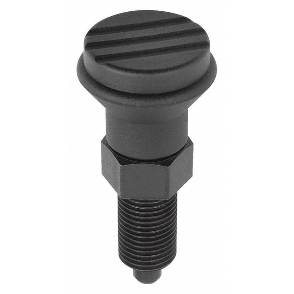Indexing Plunger D1= 5/8-11, D=8, Style A, Non-Lockout wo Locknut, Stainless Steel Hardened